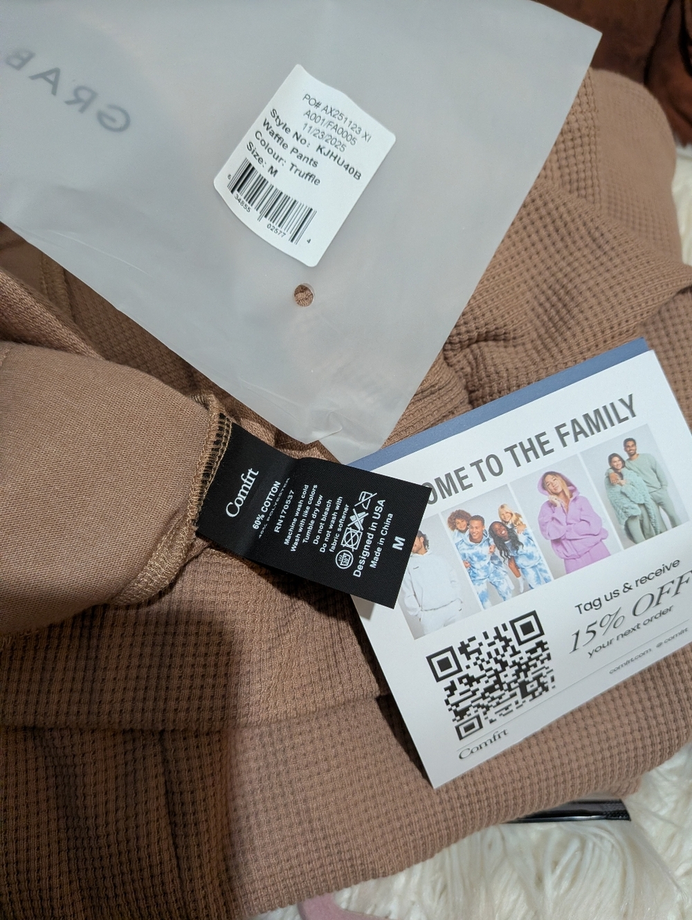 Comfrt Waffle Lounge Pant - Picture 10 of 11